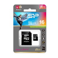 Silicon Power Elite - 16 GB - MicroSDHC - Klasse 10 - UHS-I - 85 MB/s - Class 1 (U1)