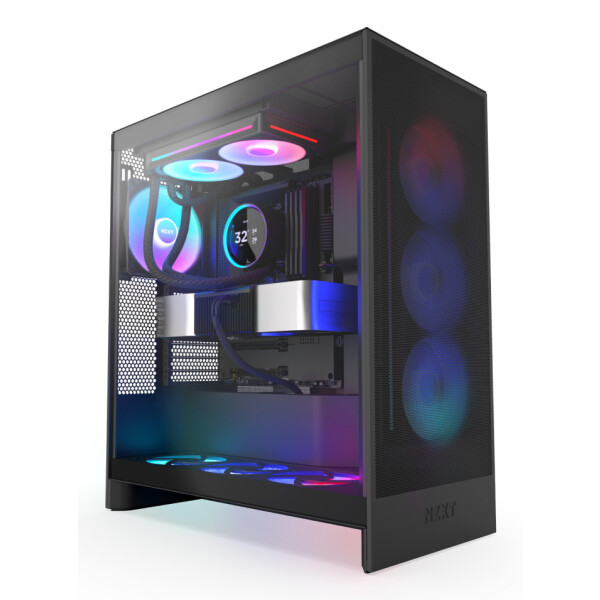 NZXT Kraken Elite 240 RGB, All-in-One-Flüssigkeitskühler, 12 cm, 75,12 cfm, Schwarz