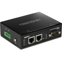 TRENDnet TI-M12 - Schwarz - Metall - DIN-Schiene - IP30 - 521243 h - 10,100 Mbit/s