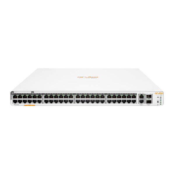 HPE Aruba Networking Aruba Instant On 1960 48G 40p Class4 8p Class6 PoE 2XGT 2SFP+ 600W, Managed, L2+, Gigabit Ethernet (10/100/1000), Power over Ethernet (PoE), Rack-Einbau, 1U