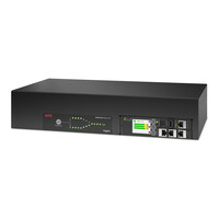 APC Netshelter Rack Automatic Transfer Switch - 2HE - 32A - 230V - 2 IEC 309 IN - 16 C13 - 2 C19 OUT - 50/60 Hz - Rackmount - 2U - 18 AC-Ausgänge - Schwarz