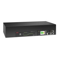 APC Netshelter Rack Automatic Transfer Switch - 2HE - 32A - 230V - 2 IEC 309 IN - 16 C13 - 2 C19 OUT - 50/60 Hz - Rackmount - 2U - 18 AC-Ausgänge - Schwarz