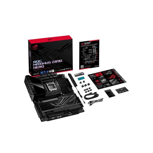 ASUS ROG MAXIMUS Z890 HERO, Intel, LGA 1851 (Socket V1), Intel Core Ultra (Series 2), DDR5-SDRAM, 192 GB, DIMM