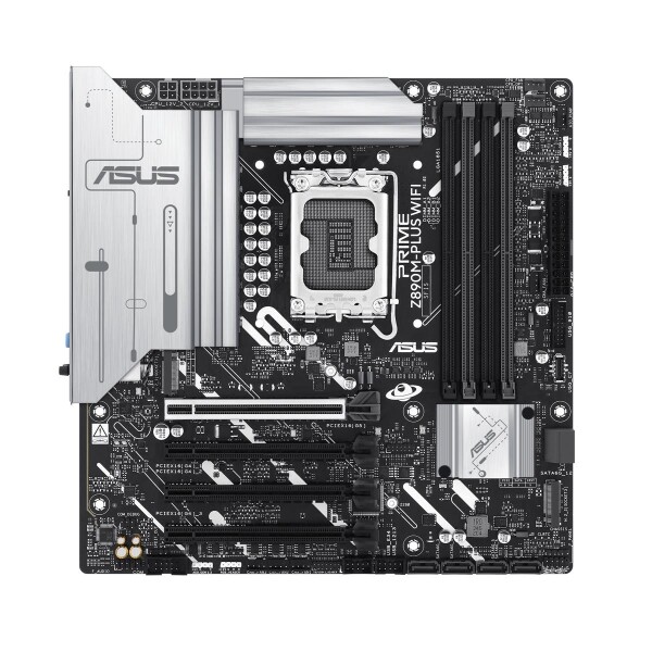 ASUS PRIME Z890M-PLUS WIFI, Intel, LGA 1851 (Socket V1), Intel Core Ultra (Series 2), LGA 1851, DDR5-SDRAM, 192 GB - Mainboard - Intel Sockel 1851 (Core Ultra 100&200)
