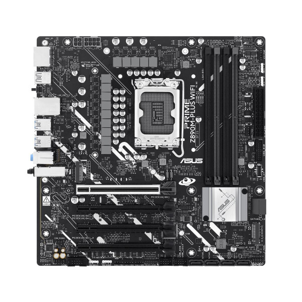 ASUS PRIME Z890M-PLUS WIFI, Intel, LGA 1851 (Socket V1), Intel Core Ultra (Series 2), LGA 1851, DDR5-SDRAM, 192 GB