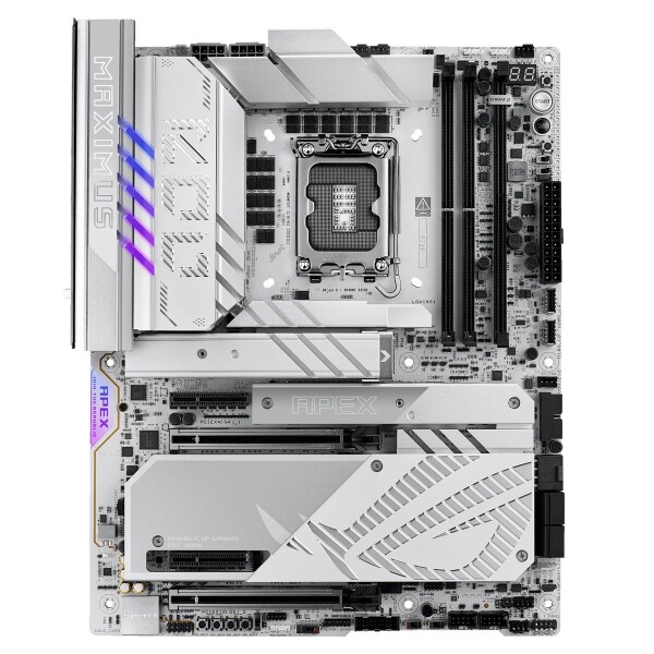 ASUS ROG MAXIMUS Z890 APEX, Intel, LGA 1851 (Socket V1), Intel Core Ultra (Series 2), LGA 1851, DDR5-SDRAM, 96 GB