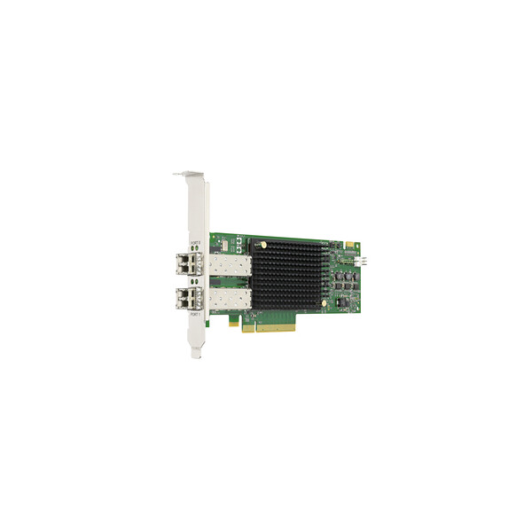 Brocade Broadcom LPE32002-M2, Eingebaut, Kabelgebunden, PCI Express, Faser, 3200 Mbit/s, Schwarz, Grün, Grau