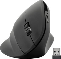 SPEEDLINK SL-630019-RRBK - rechts - Vertikale Ausführung - Optisch - RF Wireless + USB Type-A - 1600 DPI - Schwarz