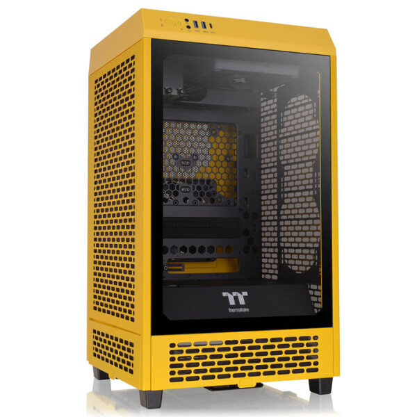 Thermaltake CA-1X9-00S4WN-00, Mini Tower, PC, Gelb, Mini-ITX, SPCC, 20 cm