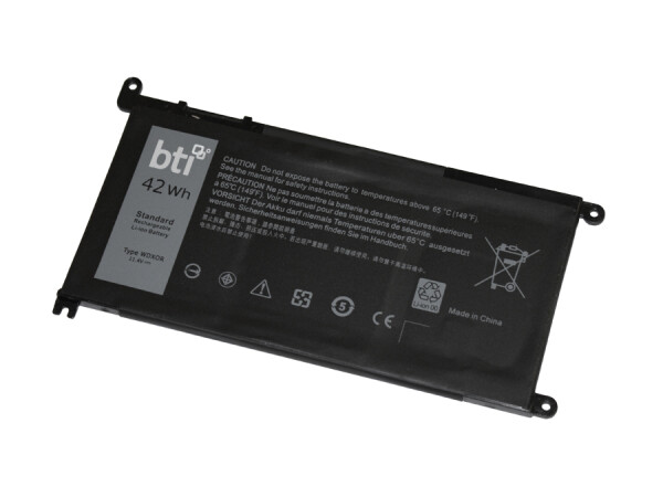 BTI 3C BATTERY DELL INSPIRON 53 OEM: WDX0R 3CRH3 - 3680 mAh - Lithium Polymer (LiPo) - 11,4 V - Schwarz - 1 Stück(e)