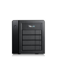 Promise Pegasus32 R4, 16 TB, HDD, 6,8 kg, Tower, Schwarz