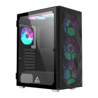 MONTECH X3 Mesh - Midi Tower - PC - Schwarz - ATX - micro - Mini-ITX - Midi/Minitower - ATX