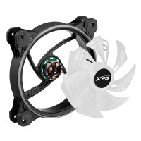 XPG Lüfter Hurricane 120 120mm ARGB PWM Fan schwarz retail - 600 rpm - 12 V