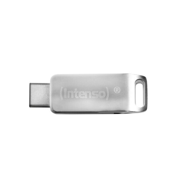 Intenso cMobile Line, 128 GB, USB Type-A / USB Type-C, 3.2 Gen 1 (3.1 Gen 1), 70 MB/s, Drehring, Silber