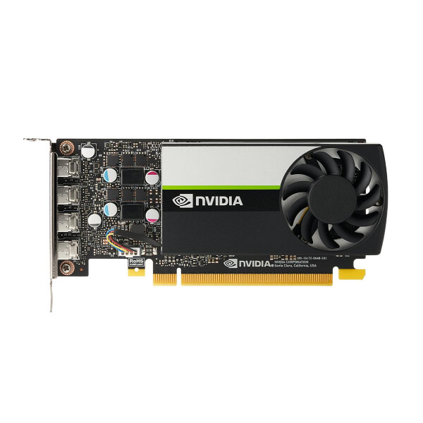 NVIDIA T1000, T1000, 4 GB, GDDR6, 128 Bit, 7680 x 4320 Pixel, PCI Express x16 3.0