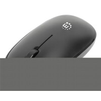 Manhattan MW3050 Kabellose USB-Maus Mausrad schwarz - Maus - Maus - 1.200 dpi