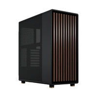 Fractal Design North  - Midi Tower - PC - Schwarz - ATX - micro ATX - Mini-ITX - Netz - Stahl - 17 cm