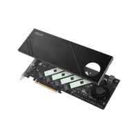 ASUS Hyper M.2 x16 Gen5 Card - PCIe - M.2 - PCIe 5.0 - Schwarz - PC - Aktiv
