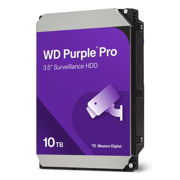 WD Purple Pro WD102PURP, 10 TB, 7200 RPM, 512 MB, 3.5", Serial ATA III