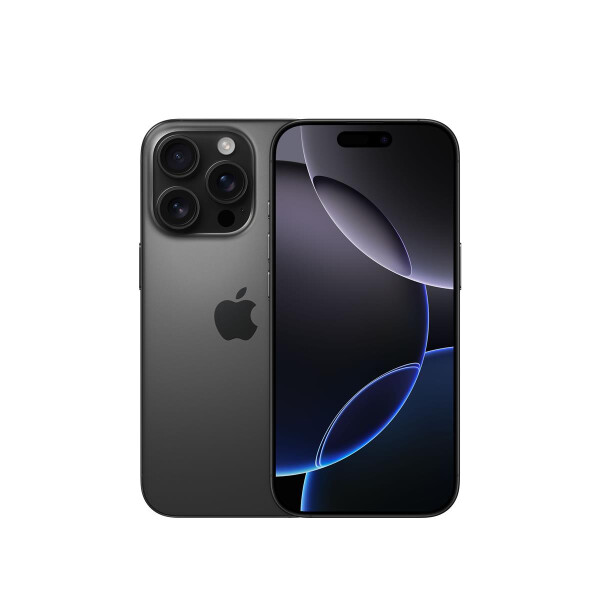 Apple iPhone 16 Pro , 16 cm (6.3"), 2622 x 1206 Pixel, 128 GB, 48 MP, iOS 18, Schwarz