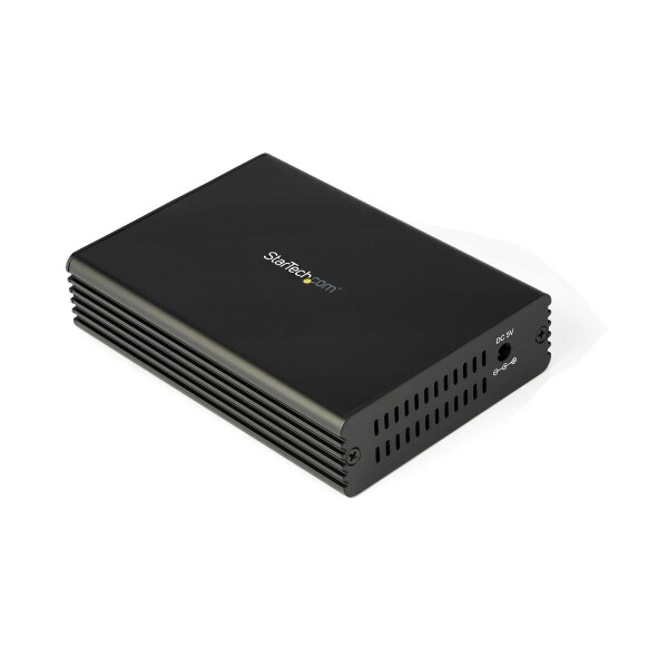 StarTech.com 10 Gb LWL/Glasfaser Medienkonverter für 10 Gbit/s-Netzwerk NBASE-T SFP auf RJ45 Multigigabit-Singlemode-/Multimode Glasfaser zu Kupfer Netzwerk Ethernet zu Glasfaserbrücke, 10000 Mbit/s, IEEE 802.1Q, IEEE 802.3ae, IEEE 802.3an, 10 Gigabit Eth