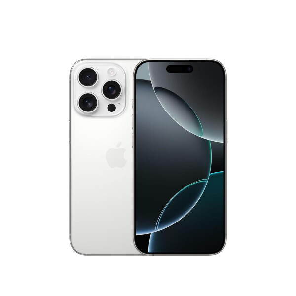 Apple iPhone 16 Pro , 16 cm (6.3"), 2622 x 1206 Pixel, 256 GB, 48 MP, iOS 18, Weiß