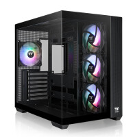 Thermaltake View 380 TG ARGB, Midi Tower, PC, Schwarz,...