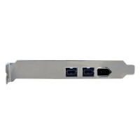 StarTech.com 3 Port 800+400 FireWire PCI Express Schnittstellen Combo Karte - PCIe - Firewire 800 / 400 - PCIe 1.1 - Grün - 149905 h - Texas Instruments - XIO2213B