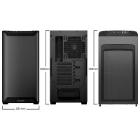 Be Quiet! Geh Pure Base 501 Airflow Window Black - Midi/Minitower - ATX