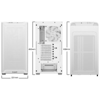 Be Quiet! Geh Pure Base 501 Airflow Window White - Midi/Minitower - ATX