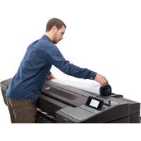 HP Designjet Z6dr 44 Zoll PostScript®-Drucker mit V-Schneidevorrichtung, Thermal Inkjet, 2400 x 1200 DPI, HP-GL/2, HP-RTL, PDF 1.7, PostScript 3, TIFF, Chromatisch rot, Cyan, Magenta, Mattschwarz, Foto schwarz, Gelb, 0,1%, 1118 x 1676 mm