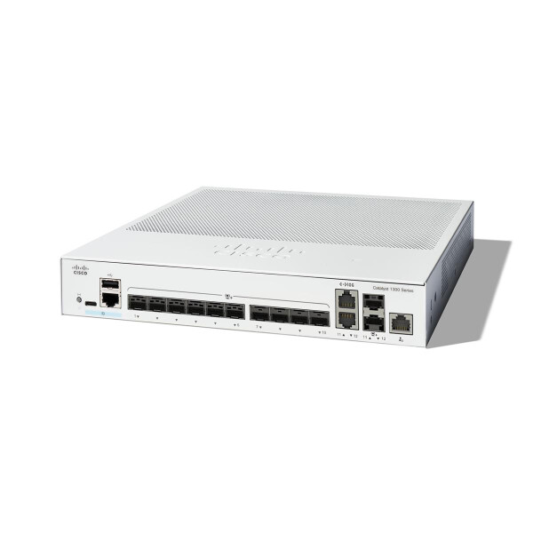 Cisco Catalyst C1300-12XS, Managed, L2/L3, Rack-Einbau