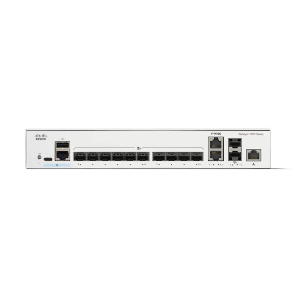 Cisco Catalyst C1300-12XS, Managed, L2/L3, Rack-Einbau