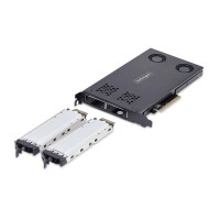 StarTech.com Dual-Bay M.2 NVMe SSD to PCIe x8