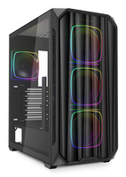 Sharkoon Gehäuse AK5M RGB ATX 1xMetall schwa -...