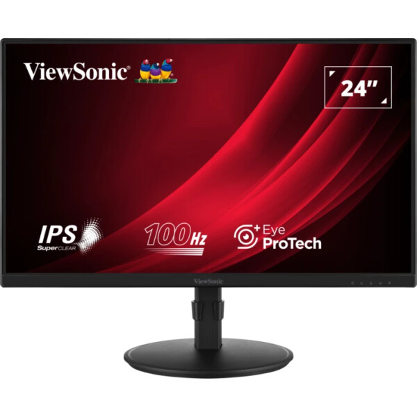 ViewSonic VA VA2408-HDJ, 61 cm (24"), 1920 x 1080 Pixel, Full HD, LED, 5 ms, Schwarz