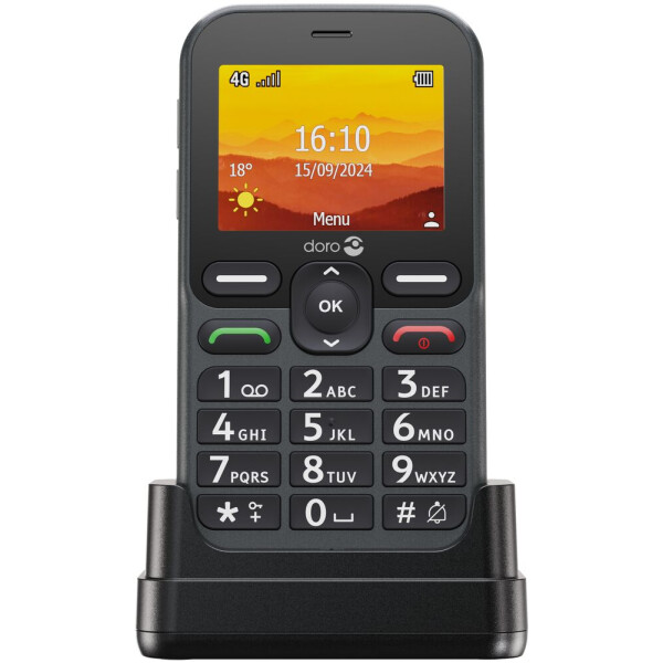 Doro Leva L10, Balken, Single SIM, 6,1 cm (2.4"), 2 MP, 1150 mAh, Schwarz