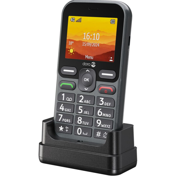 Doro Leva L10, Balken, Single SIM, 6,1 cm (2.4"), 2 MP, 1150 mAh, Schwarz