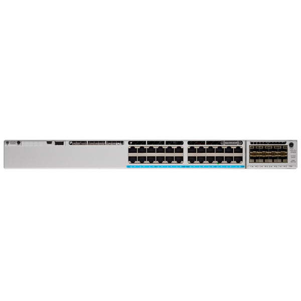 Cisco C9300LM-24U-4Y-E, L3, Gigabit Ethernet (10/100/1000), Rack-Einbau