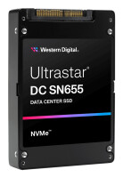 WD Ultrastar DC SN655 - 3,84 TB - U.3 - 6800 MB/s