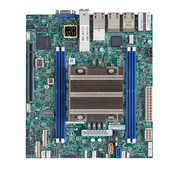 Supermicro SYS-110D-20C-FRAN8TP, Intel SoC, FCBGA 2579, Intel, Intel® Xeon®, Intel Xeon D-2700, D-2796NT