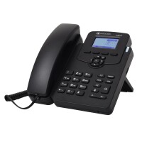 AudioCodes 405HD - IP-Telefon - Schwarz - Kabelgebundenes Mobilteil - SIP-Info - 2 Zeilen - Tasten