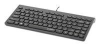 Manhattan Slim USB Mini-Tastatur Kabel schwarz - Tastatur
