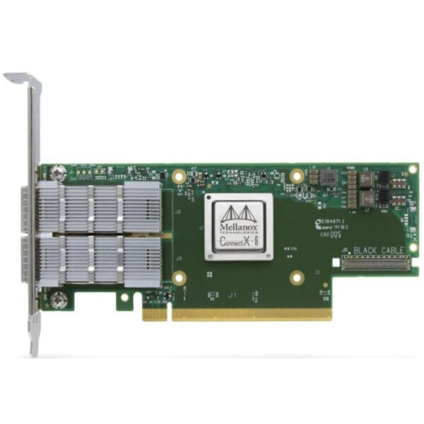 NVIDIA Mellanox ConnectX-6 VPI MCX653106A-HDAT-SP Netzwerkkarte Dual-Port FH/LP - Netzwerkkarte