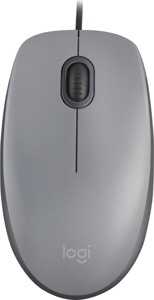 Logitech M110 Silent - Beidhändig - Optisch - USB Typ-A - 1000 DPI - Graphit - Grau