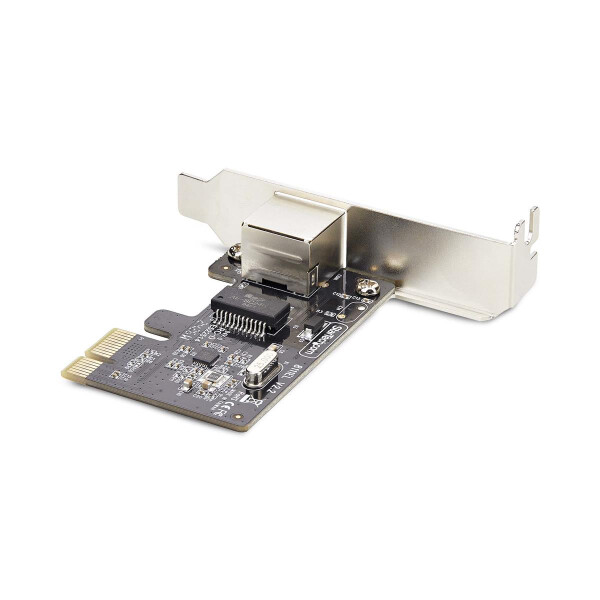 StarTech.com 1-Port Gigabit Netzwerkkarte, PCI-Express LAN-Karte, Niedrigprofil 10/100/1000Mbps NIC, Realtek RTL8111H 1G PCIe Netzwerkadapter, Windows und Linux Kompatibel, TAA Konform, Eingebaut, Kabelgebunden, PCI Express, Ethernet, 1000 Mbit/s, Schwarz