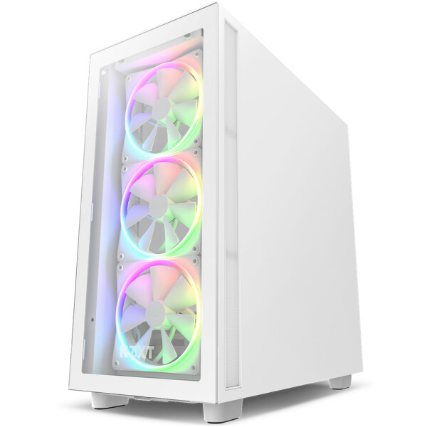 NZXT CM-H71EW-02, Midi Tower, PC, Weiß, ATX, micro ATX, Mini-ATX, 120,140 mm, 1x 140 mm, 1x 120 mm, 2x 140 mm, 3x 120 mm, 3x 140 mm