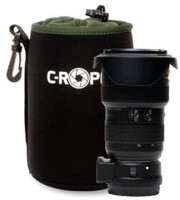 C-ROPE Objektivbeutel V2 Schwarz Variation L 18x12cm retail