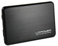 LC-Power LC-25BUB3 - 2.5" - SATA - Serial ATA II - 5 Gbit/s - Aluminium - Schwarz