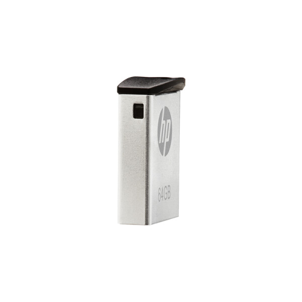 PNY v222w, 64 GB, USB Typ-A, 2.0, 14 MB/s, Ohne Deckel, Silber